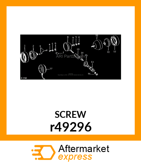 SCREW, SLFTPG, CR PAN HEAD r49296