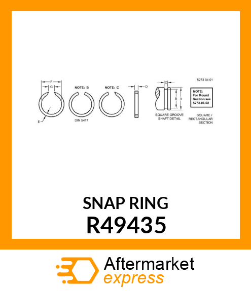 RING SNAP R49435