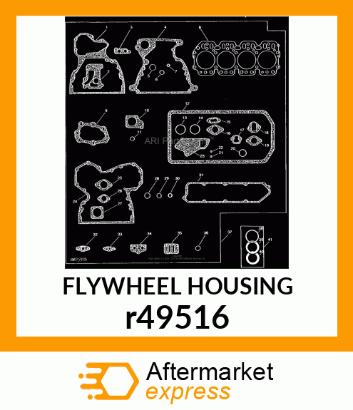 FLYWHEEL HOUSING r49516