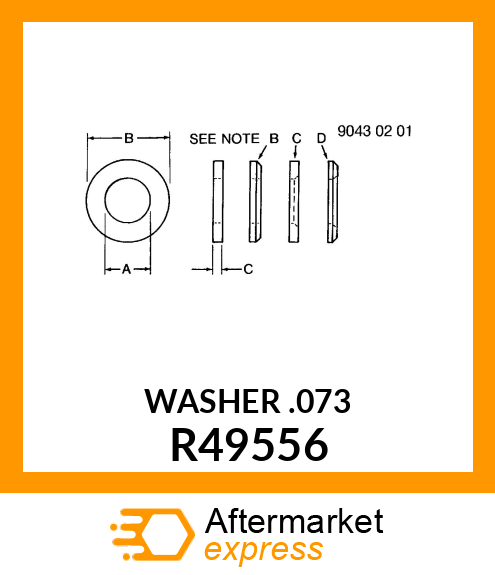 Washer R49556