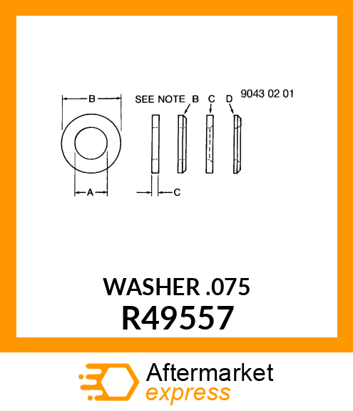 Washer R49557