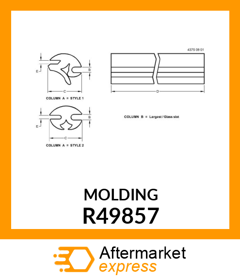 ISOLATOR, RUBBER R49857