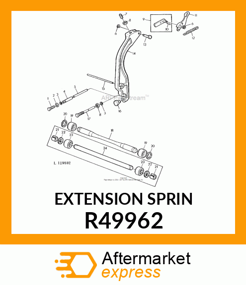 SPRING,EXTENSION R49962