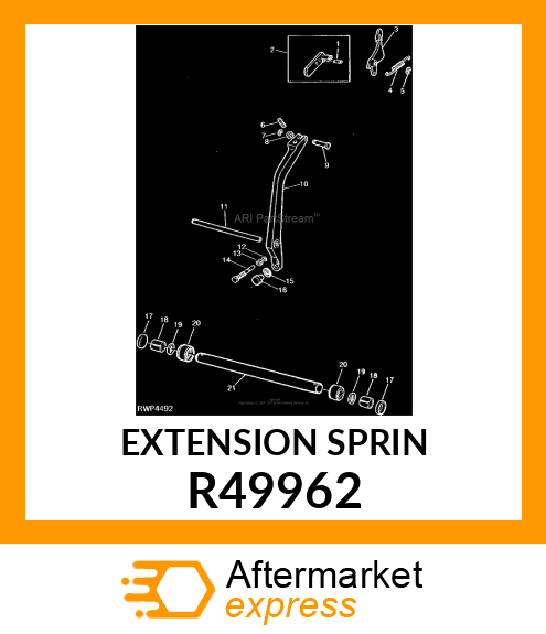 SPRING,EXTENSION R49962