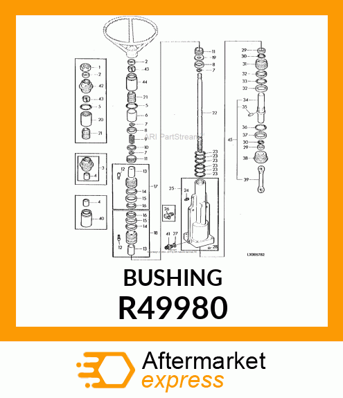 SLEEVE,STEERING VALVE OPERATING R49980