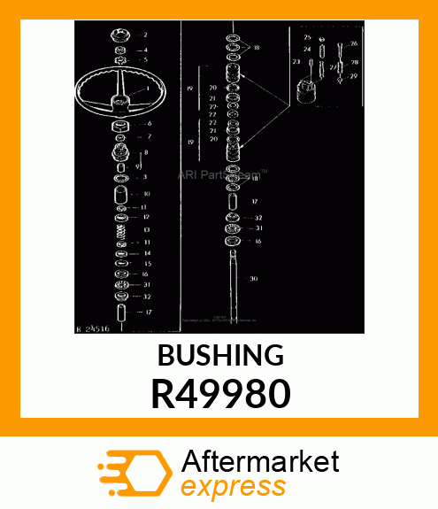 SLEEVE,STEERING VALVE OPERATING R49980