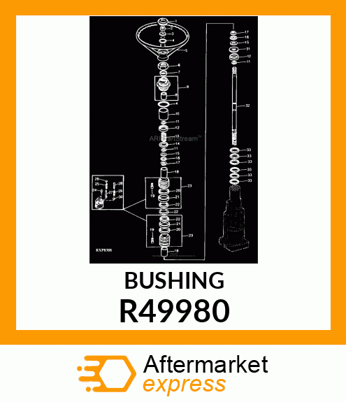 SLEEVE,STEERING VALVE OPERATING R49980