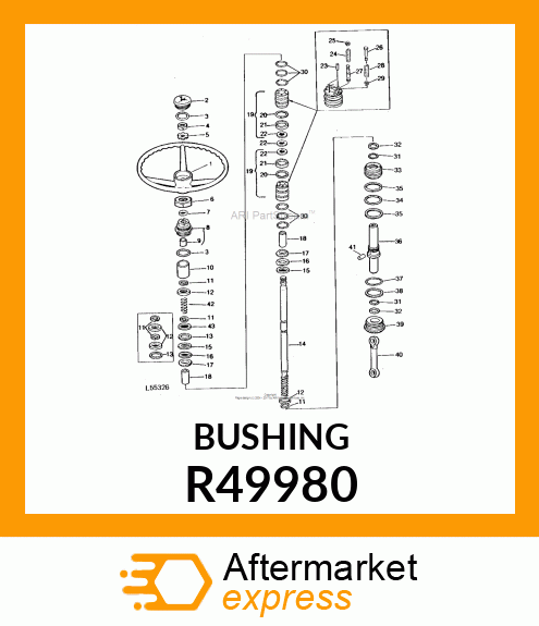 SLEEVE,STEERING VALVE OPERATING R49980