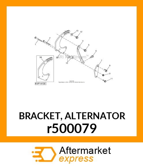 BRACKET, ALTERNATOR r500079