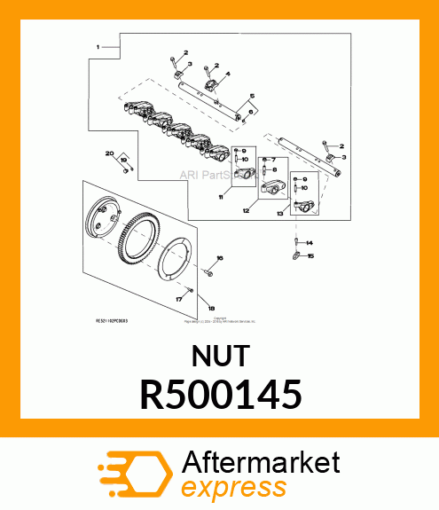 NUT, METRIC HEX R500145