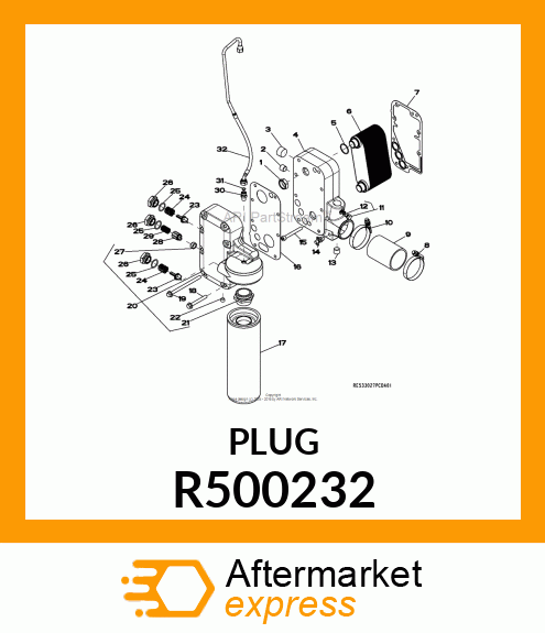 FITTING PLUG R500232