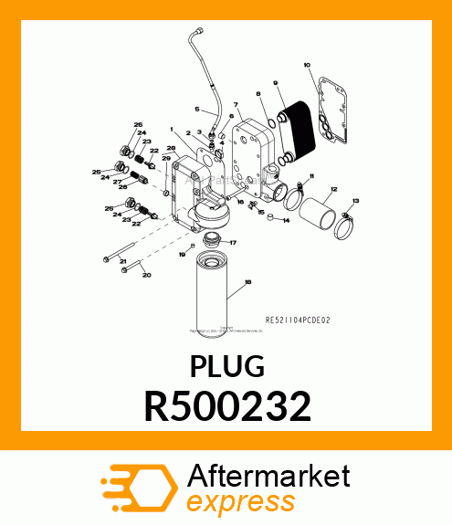 FITTING PLUG R500232