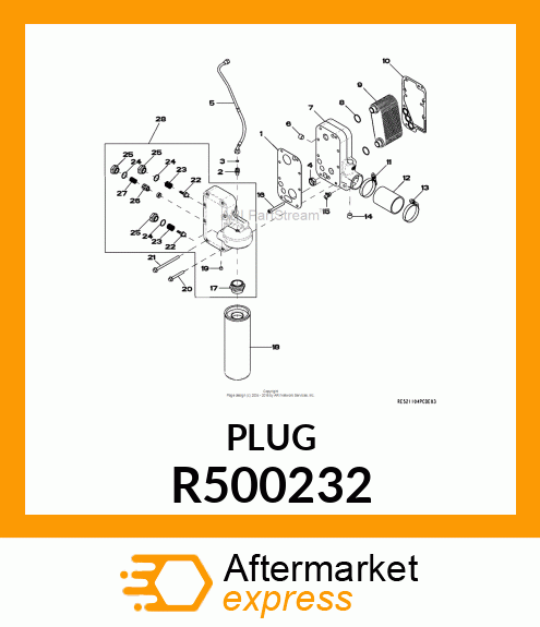 FITTING PLUG R500232