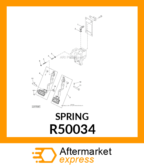 LEAF SPRING R50034