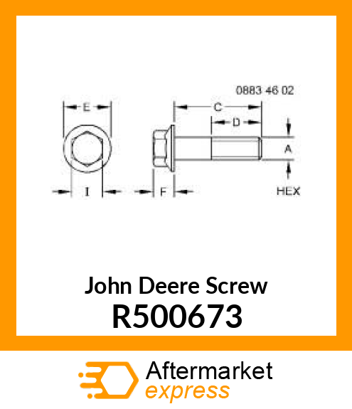 SCREW R500673