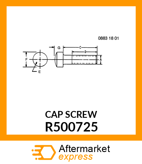 CAP SCREW R500725