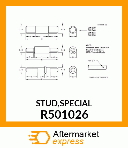 STUD,SPECIAL R501026