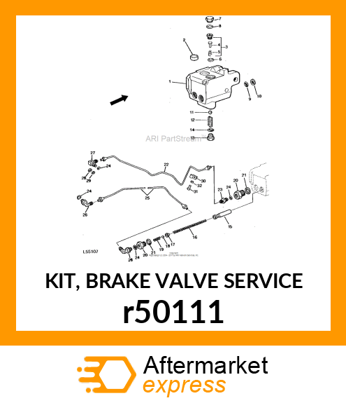 KIT, BRAKE VALVE SERVICE r50111