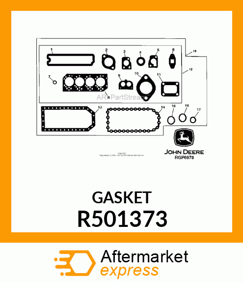 GASKET, THERMOSTAT COVER R501373