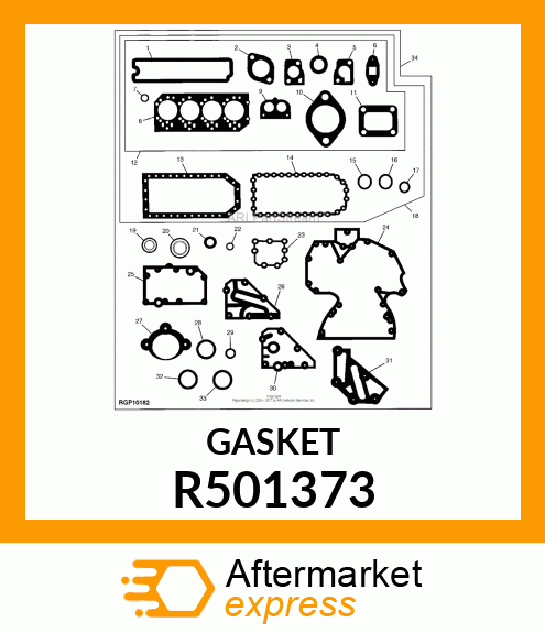 GASKET, THERMOSTAT COVER R501373