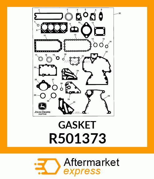 GASKET, THERMOSTAT COVER R501373