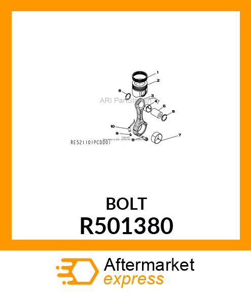 CAP SCREW, CONNECTING ROD R501380