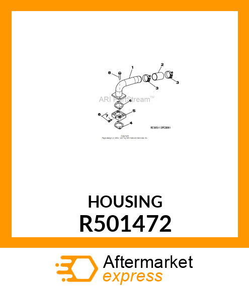 SPACER, AIR HEATER R501472