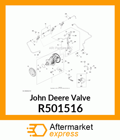 VALVE, BODY,STANADYNE R501516