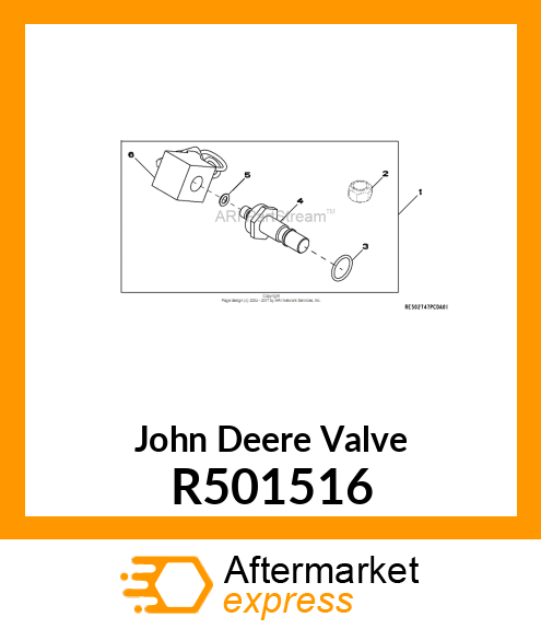 VALVE, BODY,STANADYNE R501516