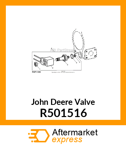 VALVE, BODY,STANADYNE R501516