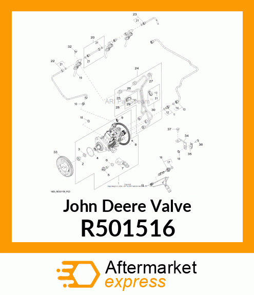 VALVE, BODY,STANADYNE R501516