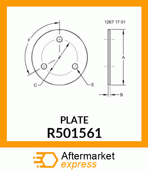 HUB, DAMPER R501561