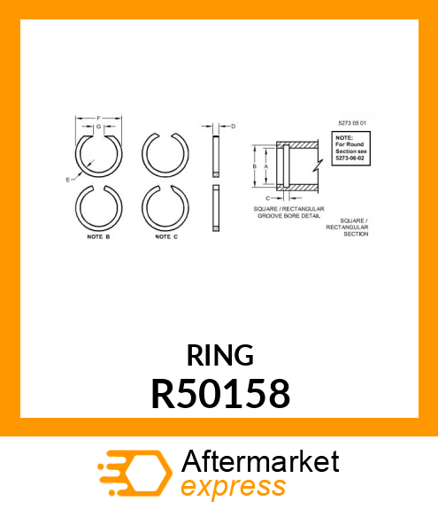 RING,SNAP R50158