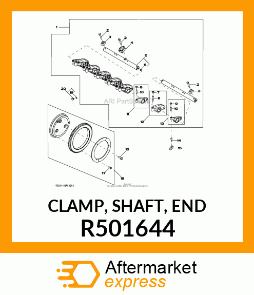 CLAMP, SHAFT, END R501644