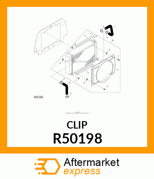 NUT,SPRING R50198