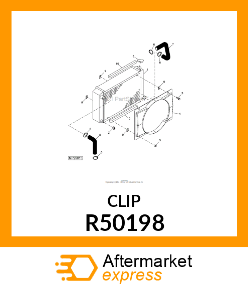 NUT,SPRING R50198