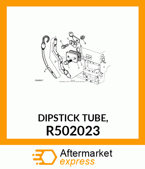 DIPSTICK TUBE, R502023