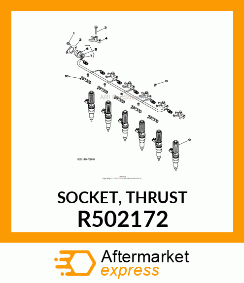 SOCKET, THRUST R502172