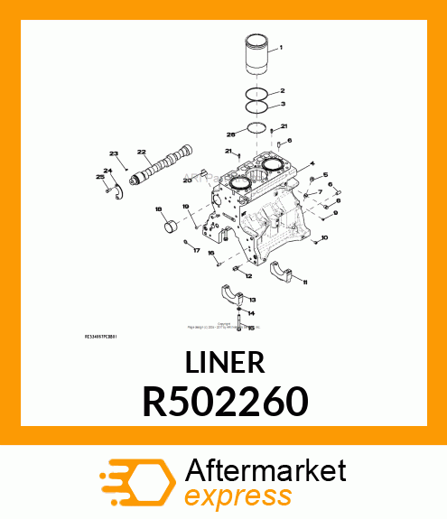 CYLINDER LINER R502260