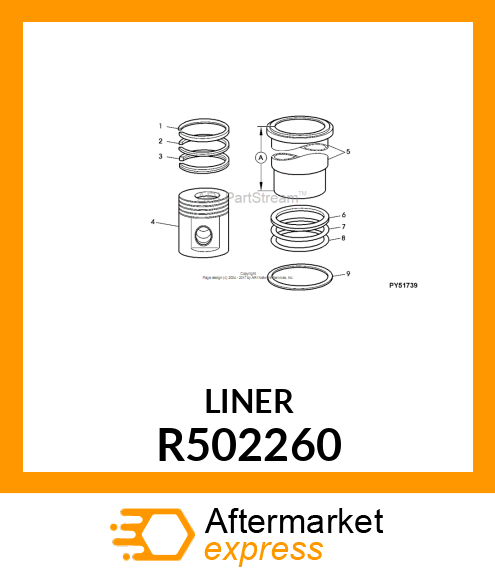 CYLINDER LINER R502260