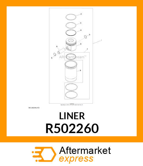 CYLINDER LINER R502260