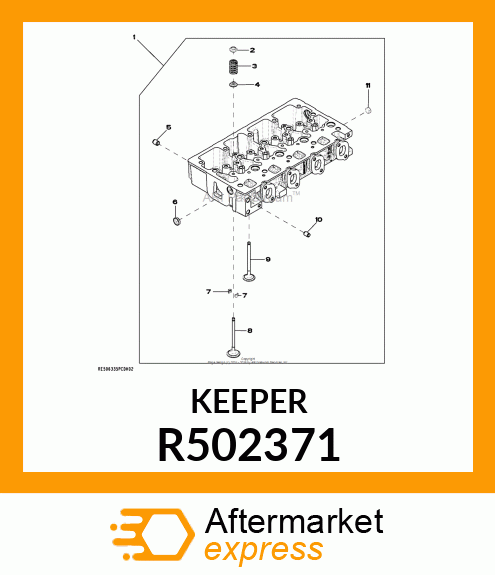 LOCK, RETAINER R502371