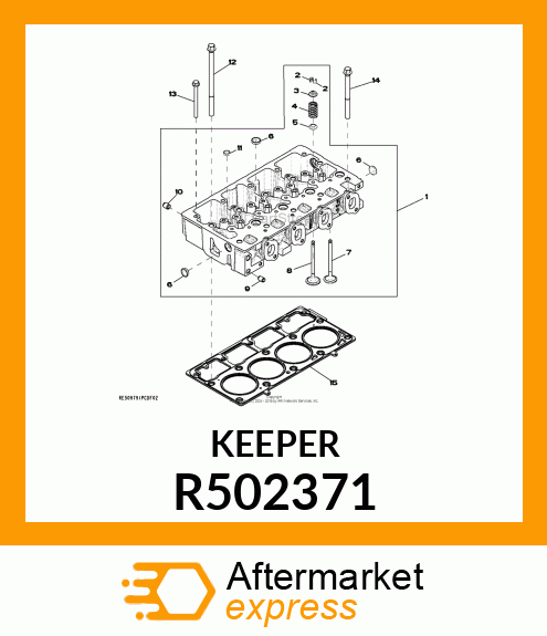 LOCK, RETAINER R502371