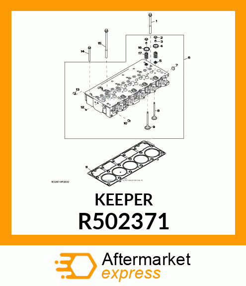 LOCK, RETAINER R502371