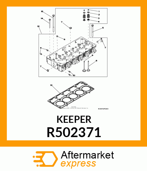 LOCK, RETAINER R502371