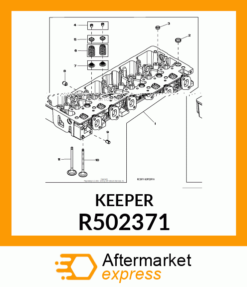 LOCK, RETAINER R502371