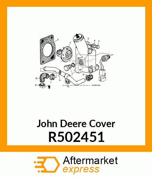 COVER,THERMOSTAT ALU R502451