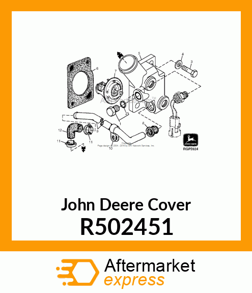 COVER,THERMOSTAT ALU R502451