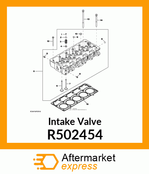 VALVE, INTAKE R502454