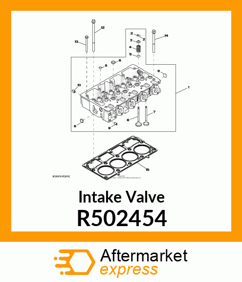 VALVE, INTAKE R502454